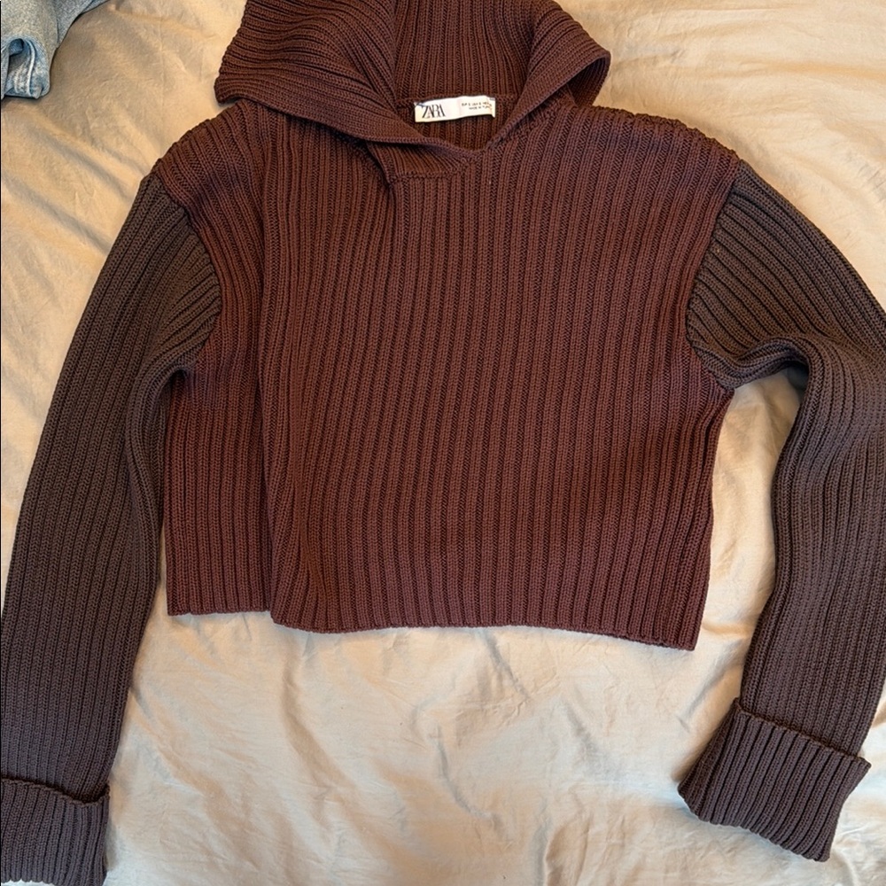 Zara Women's Brown Sweater